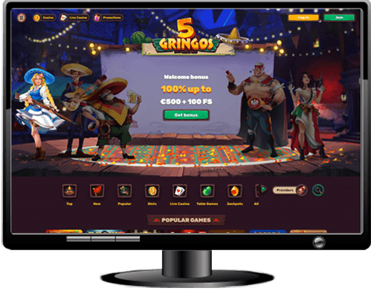 5Gringos Casino Website