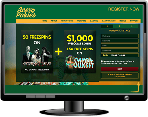 Ace Pokies Casino Website