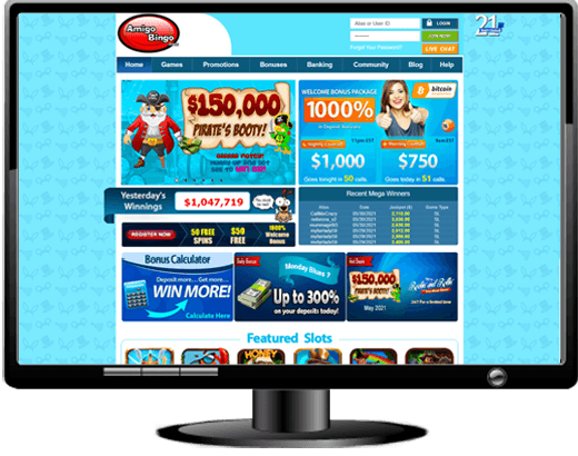 Amigo Bingo Casino Website