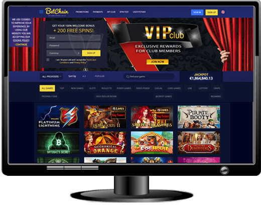 Betchain Casino Website