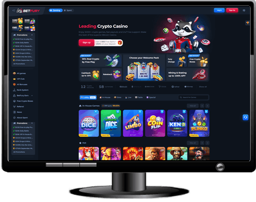 BetFury Casino Website