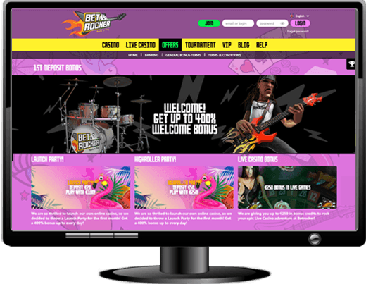 Betrocker Casino Website