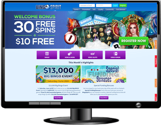 BingoSpirit Website