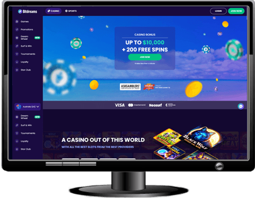 BitDreams Casino Website