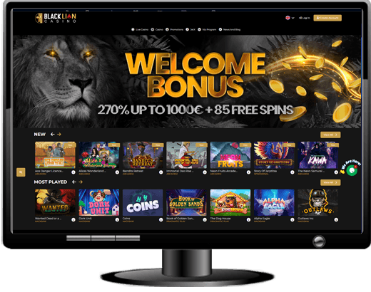 Black Lion Casino Website