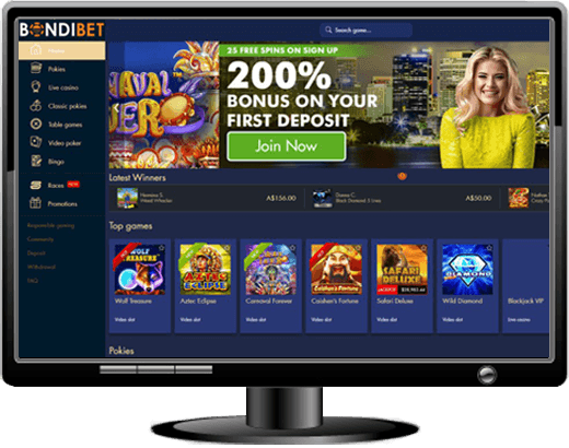 Bondibet Casino Website