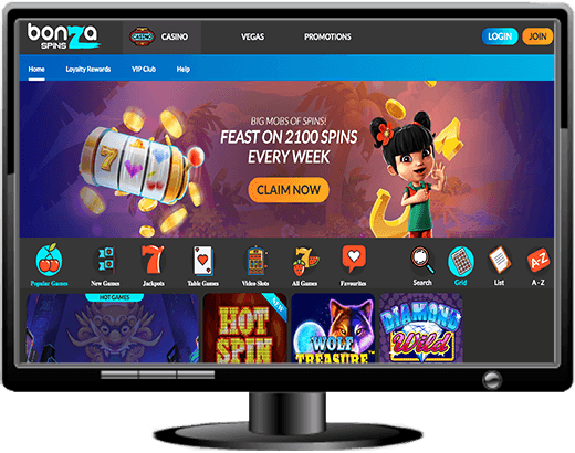 Bonza Spins Casino Website