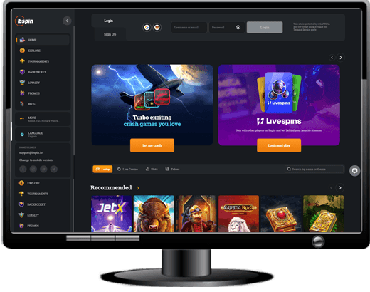 BSpin Casino Website