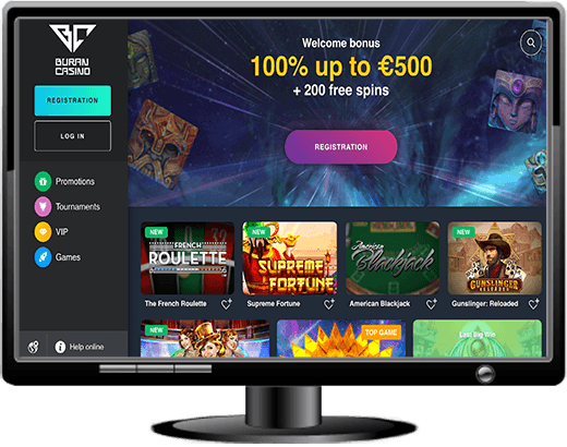 Buran Casino Website