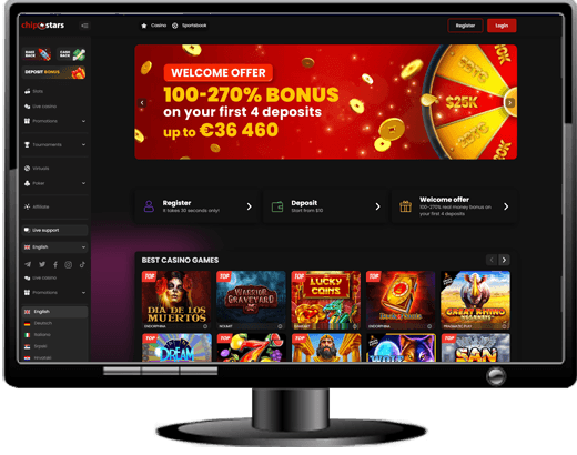 Chipstars Casino Website