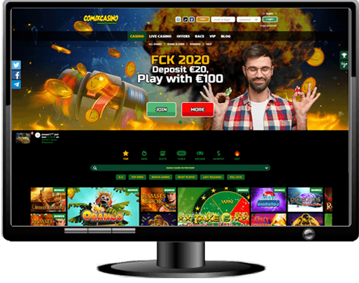 Comix Casino Website