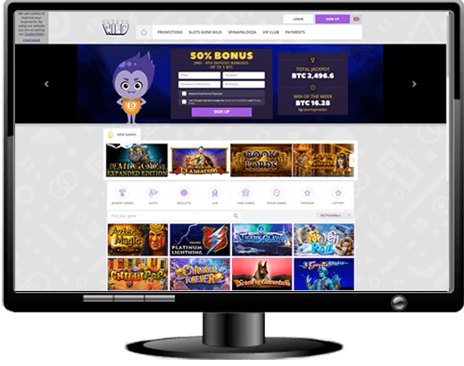 Crypto Wild Casino Website