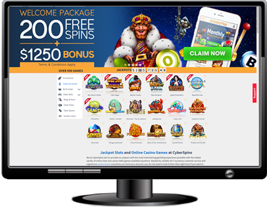 CyberSpins Casino Website