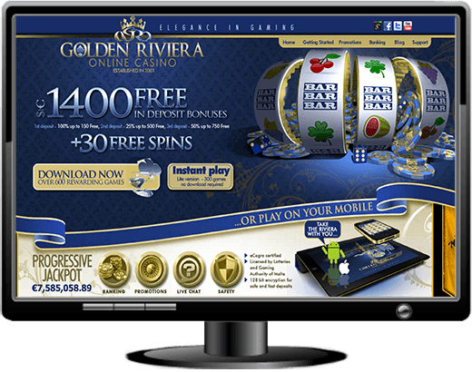 Golden Riviera Casino Website