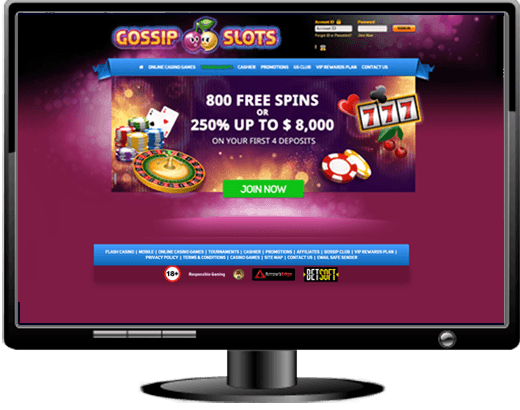 Gossip Slots Casino Website