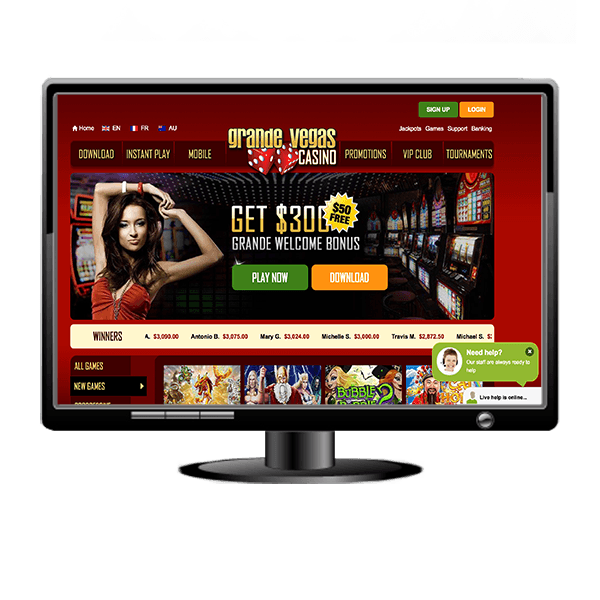 Grande Vegas Casino Website