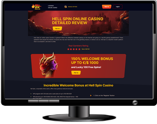 Hell Spin Casino Website