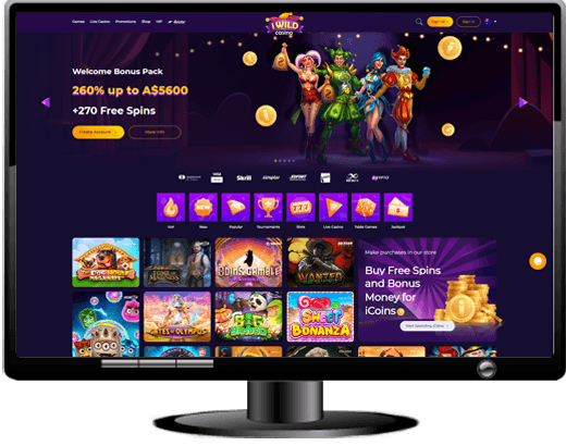 iWild Casino Website