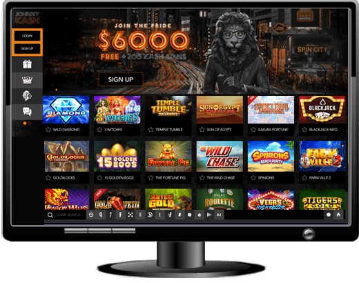 Johnny Kash Casino Website