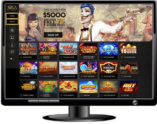 JokaRoom Casino Website