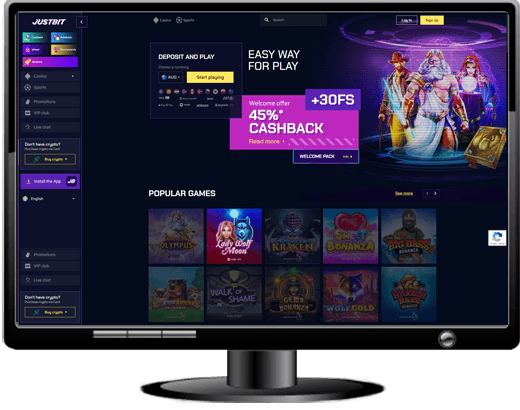 JustBit Casino Website