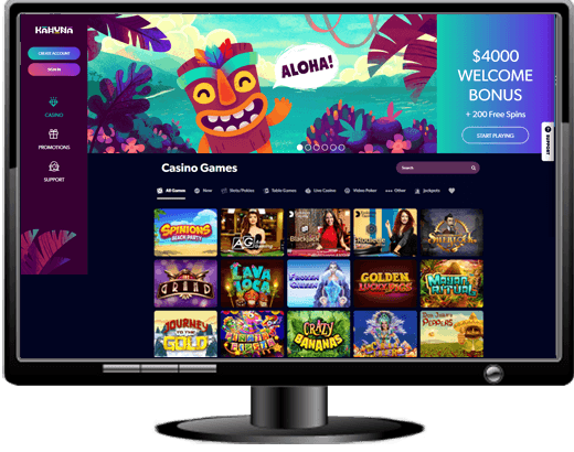 Kahuna Casino Website