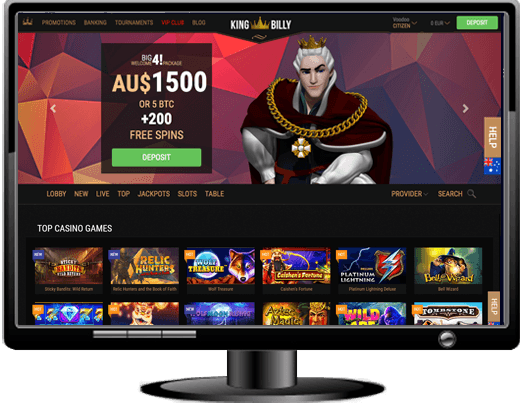 King Billy Casino Website