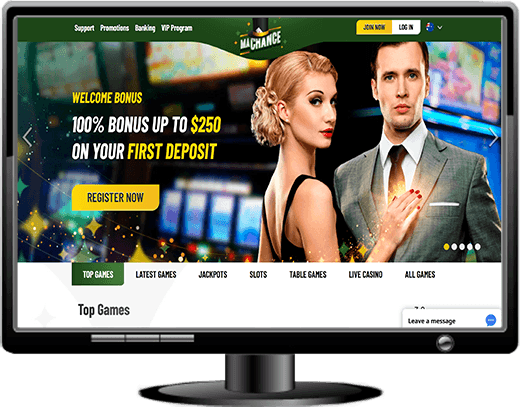 MaChance Casino Website