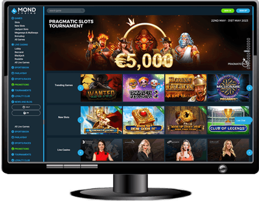 Mond Casino Website