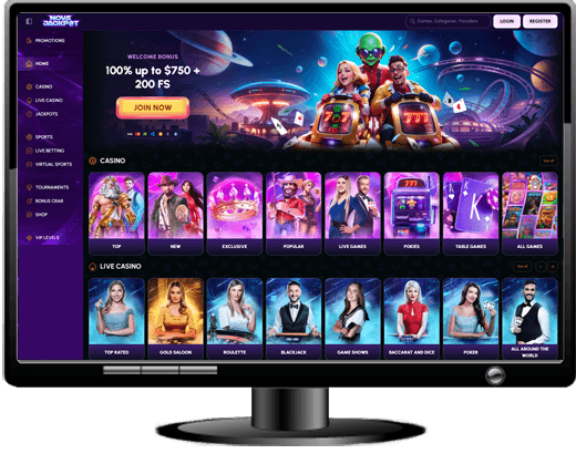 NovaJackpot Casino Website