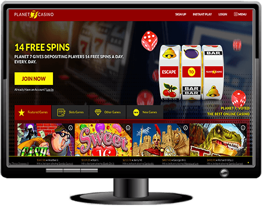 Planet 7 Casino Website