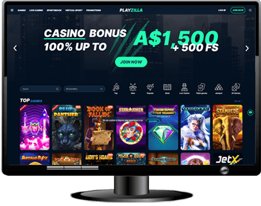 PlayZilla Casino Website