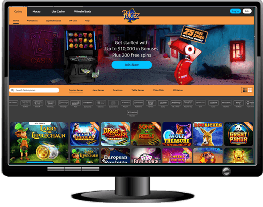 Pokiez Casino Website