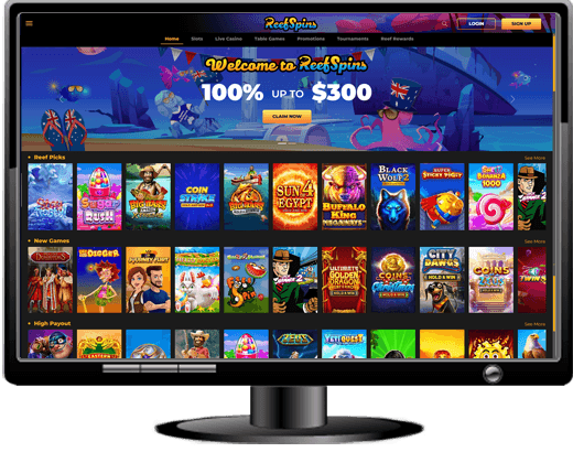 ReefSpins Casino Website