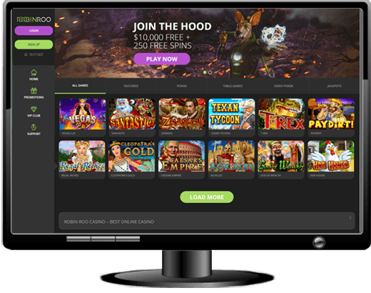 Robin Roo Casino Website