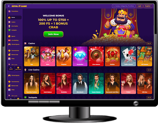 RoyalGame Casino Website