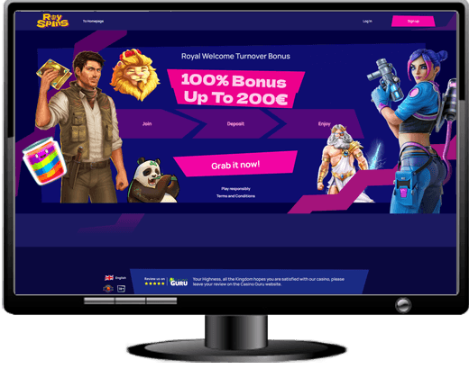 RoySpins Casino Website