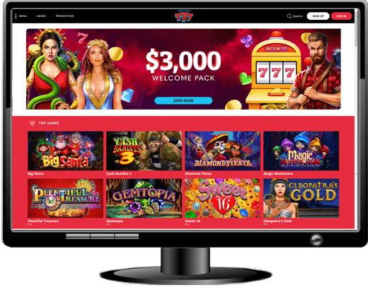 Sector 777 Casino Website