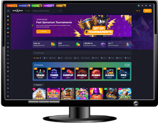 Spinarium Casino Website