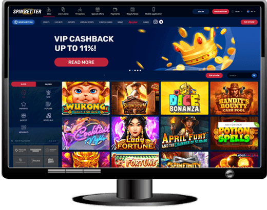 SpinBetter Casino Website