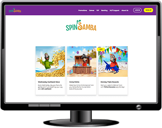 SpinSamba Casino Website