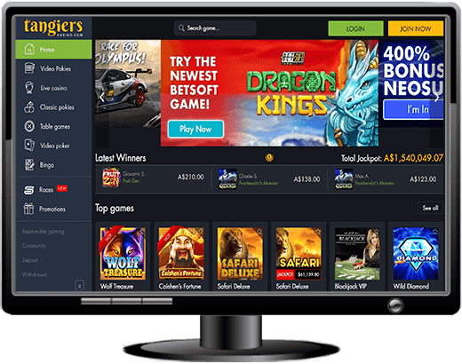 Tangiers Casino Website