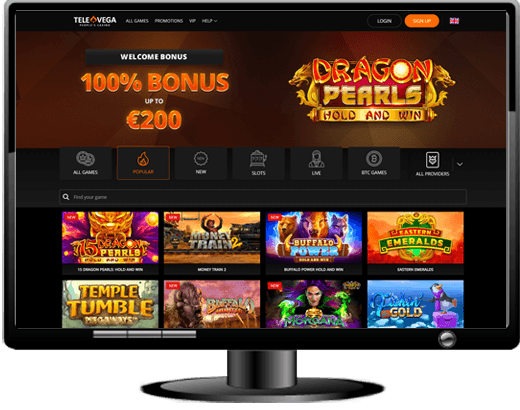 TeleVega Casino Website