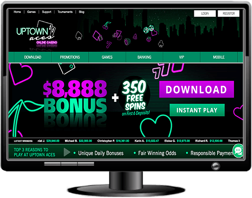 Uptown Aces Casino Website