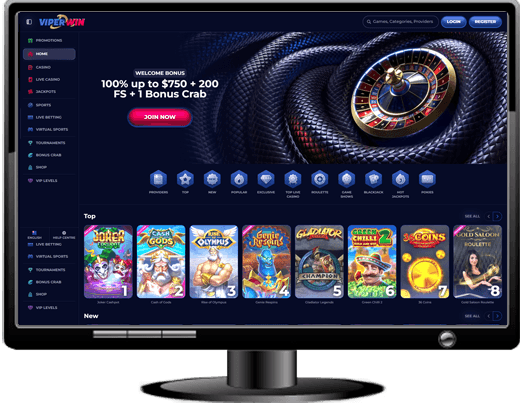 ViperWin Casino Website