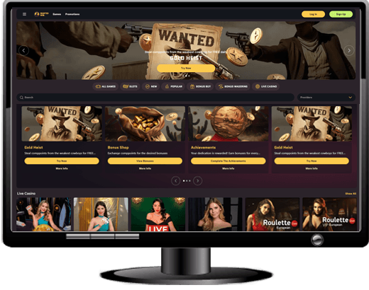 Wanted Win Casino Website