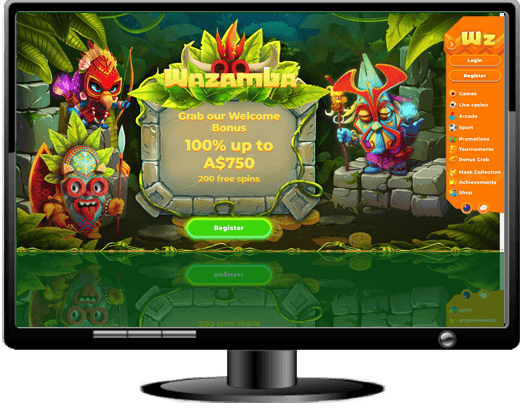 Wazamba Casino Website