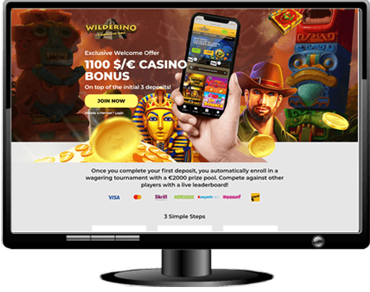 Wilderino Casino Website