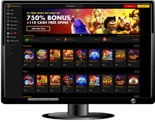 Winnerama Casino Website