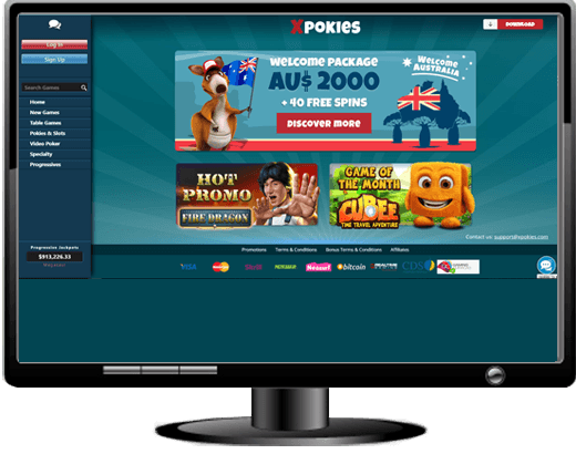 XPokies Casino Website